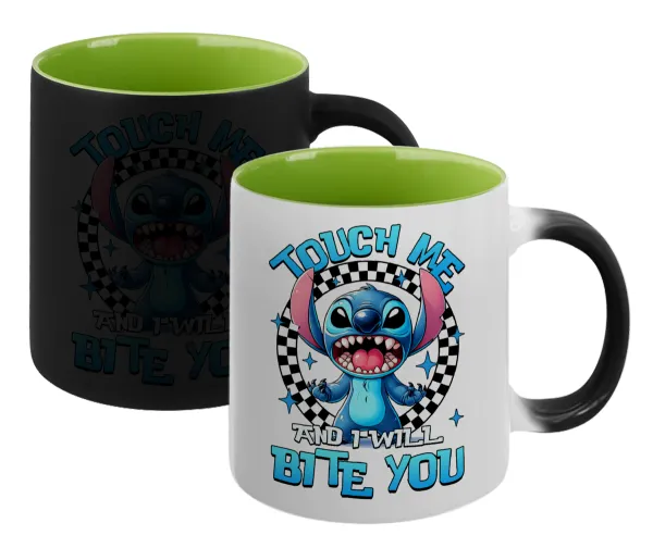 Stitch Touch Me And I Will Bite You — Μαγική εσωτερικό πράσινη