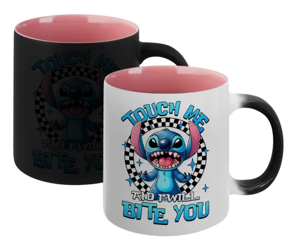 Stitch Touch Me And I Will Bite You — Μαγική εσωτερικό ΡΟΖ