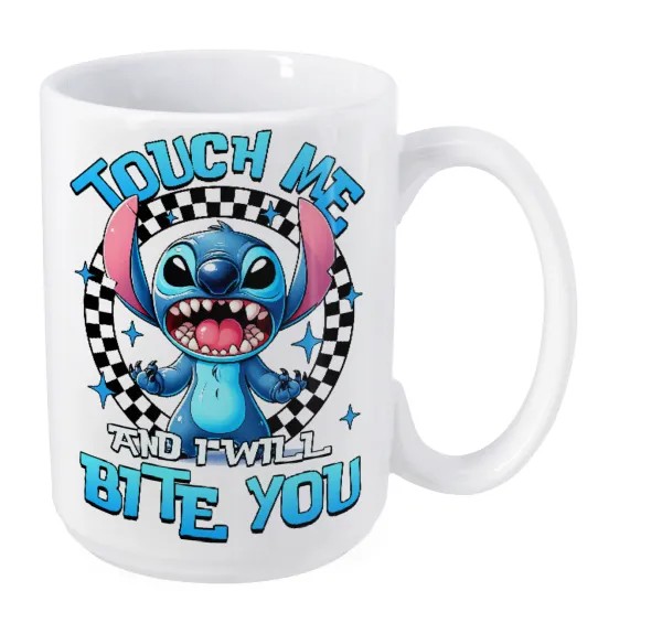 Stitch Touch Me And I Will Bite You — 1