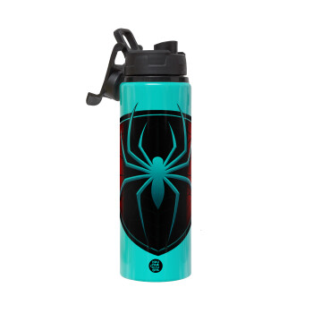 Spider-man, Metallic water bottle with safety lid, 850ml aluminum