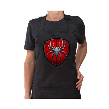 Spider-man, Ποδιά μακριά Σεφ ολόσωμη με τσέπες Μαύρη (ΕΝΗΛΙΚΩΝ)