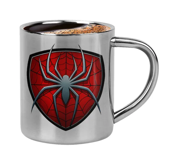 Spider-man — Double-wall metal cup for espresso (220ml)