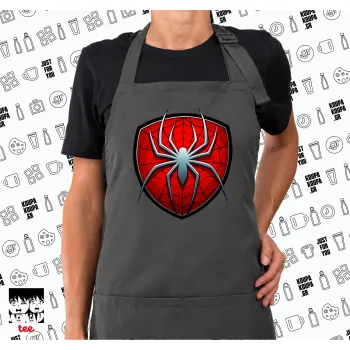 Spider-man, Ποδιά μακριά Σεφ ολόσωμη με τσέπες GREY (ΕΝΗΛΙΚΩΝ)