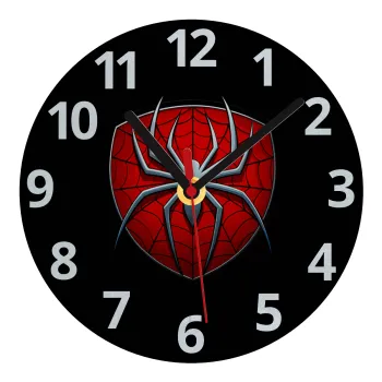 Spider-man, Ρολόι τοίχου γυάλινο (20cm)