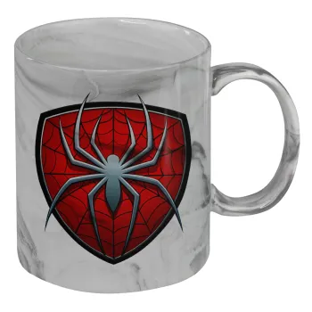 Spider-man, Mug ceramic marble style, 330ml
