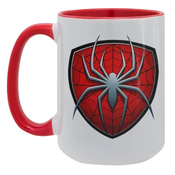 Spider-man, Κούπα Mega 15oz, κεραμική Κόκκινη, 450ml