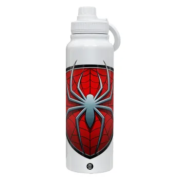 Spider-man, Θερμός 1L Ανοξείδωτο με Βάση Κινητού & Διπλά Τοιχώματα