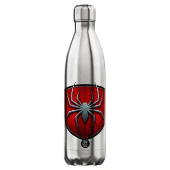 Spider-man, Μεταλλικό παγούρι θερμός Inox (Stainless steel), διπλού τοιχώματος, 750ml