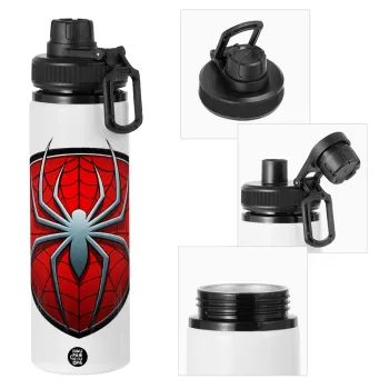 Spider-man, Metal water bottle with safety cap, aluminum 850ml