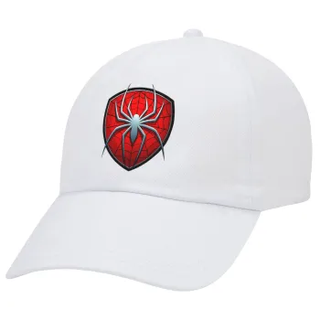 Spider-man, Καπέλο Ενηλίκων Baseball Λευκό 5-φύλλο (POLYESTER, ΕΝΗΛΙΚΩΝ, UNISEX, ONE SIZE)