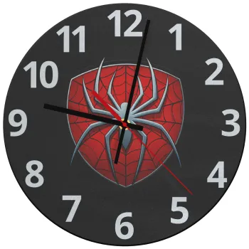 Spider-man, Ρολόι τοίχου γυάλινο (30cm)