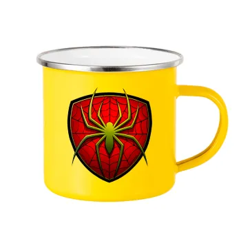 Spider-man, Yellow Enamel Metallic Cup 360ml