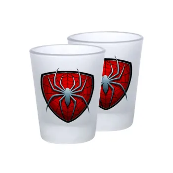 Spider-man, Σφηνοπότηρα γυάλινα 45ml του πάγου (2 τεμάχια)