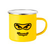 Yellow Enamel Metallic Cup 360ml