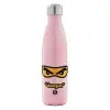 Μεταλλικό παγούρι θερμός Ροζ Ιριδίζον (Stainless steel), διπλού τοιχώματος, 500ml