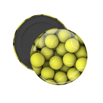 Tenis balls, Μαγνητάκι ψυγείου στρογγυλό διάστασης 5cm