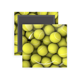 Μπάλες  τέννις, Μαγνητάκι ψυγείου τετράγωνο διάστασης 5x5cm