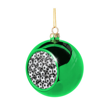 Μπάλες ποδοσφαίρου, Χριστουγεννιάτικη μπάλα δένδρου Πράσινη 8cm