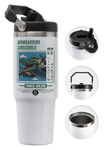 Bombardiro Crocodilo — Θερμός Ανοξείδωτο 30oz με χερούλι