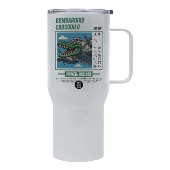 Bombardiro Crocodilo, Tumbler με καπάκι, διπλού τοιχώματος (θερμό) 750L