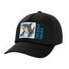 Adult Baseball Cap, 100% Cotton, Black (COTTON, ADULT, UNISEX, ONE SIZE)