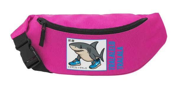 Tralalero Tralala — Unisex waist bag (banana) in PINK color with 2 pockets