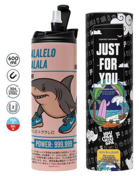 Tralalero Tralala — Tumbler stainless steel PINK 600ml