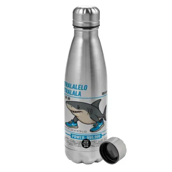 Tralalero Tralala, Metallic water bottle, stainless steel, 750ml