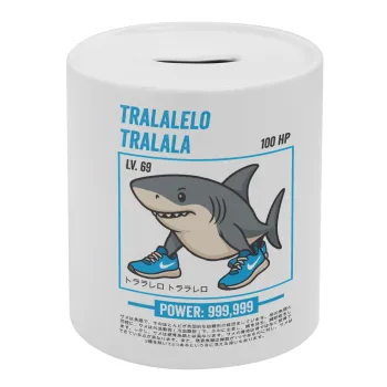 Tralalero Tralala, Κουμπαράς πορσελάνης με τάπα