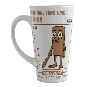 Tung Tung Tung Sahur, Κούπα κωνική Latte Μεγάλη, κεραμική, 450ml