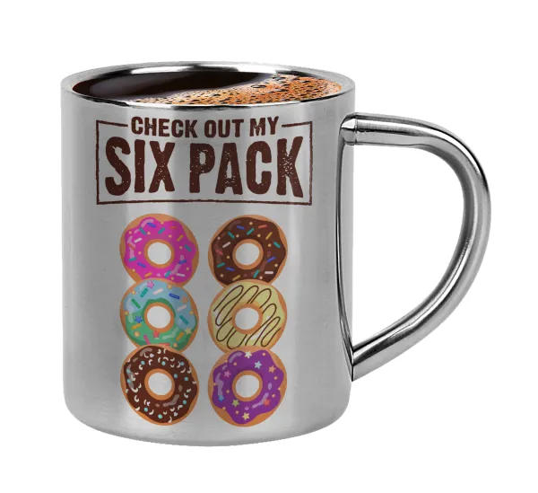 Check Out My Six Pack — Κουπάκι μεταλλικό διπλού τοιχώματος για espresso (220ml)