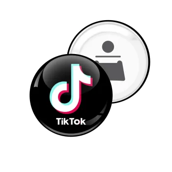 tik tok black, Μαγνητάκι και ανοιχτήρι μπύρας στρογγυλό διάστασης 5,9cm
