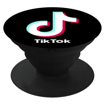 tik tok black, Phone Holders Stand  Black Hand-held Mobile Phone Holder