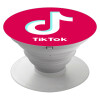 tik tok pink, Pop Socket Λευκό Βάση Στήριξης Κινητού στο Χέρι