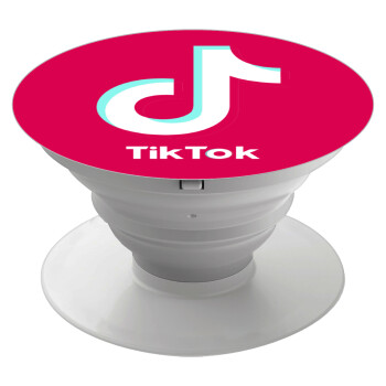 tik tok pink, Phone Holders Stand  White Hand-held Mobile Phone Holder