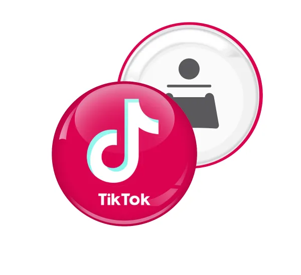 tik tok pink — Μαγνητάκι & Ανοιχτήρι (5.9cm)