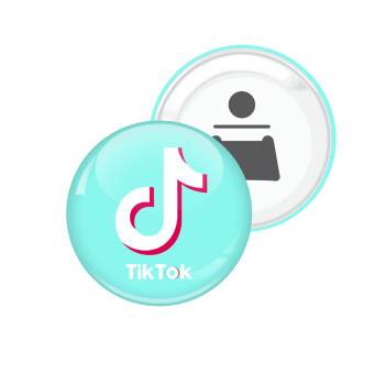 tik tok blue, Μαγνητάκι και ανοιχτήρι μπύρας στρογγυλό διάστασης 5,9cm