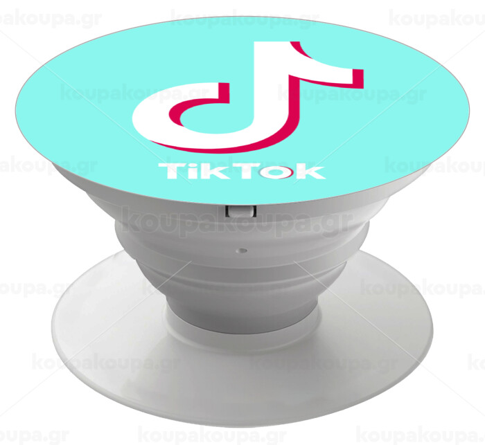 tik tok blue, Phone Holders Stand Λευκό Βάση Στήριξης Κινητού στο Χέρι