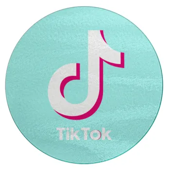 tik tok blue, Επιφάνεια κοπής γυάλινη στρογγυλή (30cm)