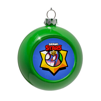 Brawl Stars El primo, Στολίδι Χριστουγεννιάτικη μπάλα δένδρου Πράσινο 8cm