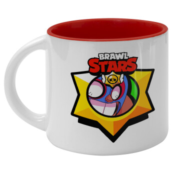Brawl Stars El primo, Κούπα κεραμική 400ml Λευκή/Κόκκινη