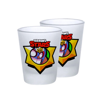 Brawl Stars El primo, Σφηνοπότηρα γυάλινα 45ml του πάγου (2 τεμάχια)