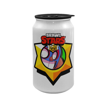 Brawl Stars El primo, Κούπα ταξιδιού μεταλλική με καπάκι (tin-can) 500ml