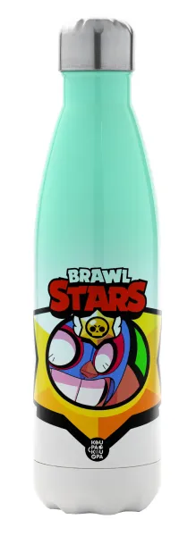 Brawl Stars El primo — Metal mug thermos Green/White (Stainless steel), double wall, 500ml