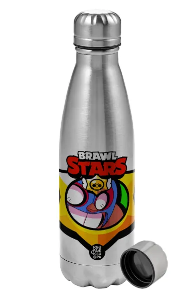 Brawl Stars El primo — Μεταλλικό παγούρι νερού, ανοξείδωτο ατσάλι, 750ml