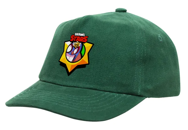 Brawl Stars El primo — Children's Baseball Cap, 100% Cotton Drill, GREEN (COTTON, CHILDREN'S, ONE SIZE)