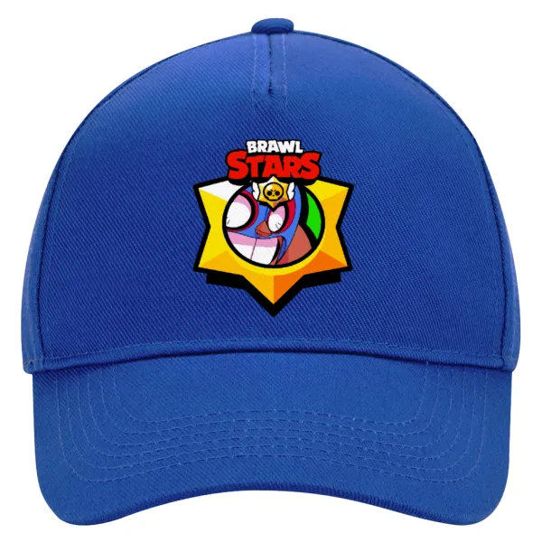 Brawl Stars El primo — Ultimate Adult Hat BLUE, (100% COTTON DRILL, ADULT, UNISEX, ONE SIZE)