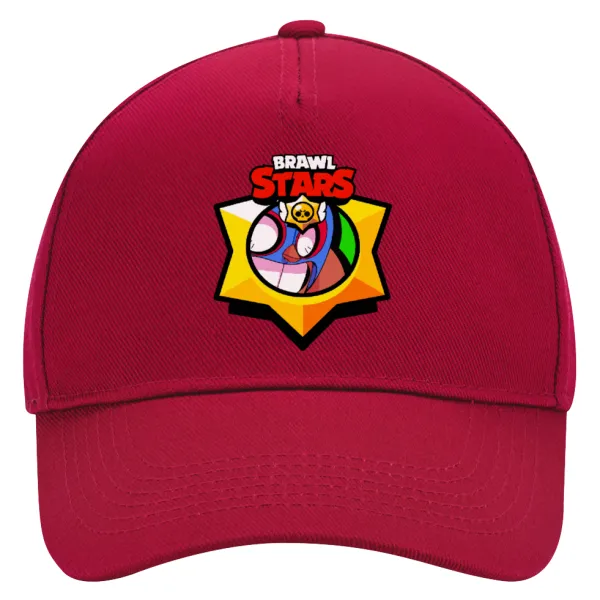 Brawl Stars El primo — Καπέλο Ενηλίκων Ultimate ΚΟΚΚΙΝΟ, (100% ΒΑΜΒΑΚΕΡΟ DRILL, ΕΝΗΛΙΚΩΝ, UNISEX, ONE SIZE)