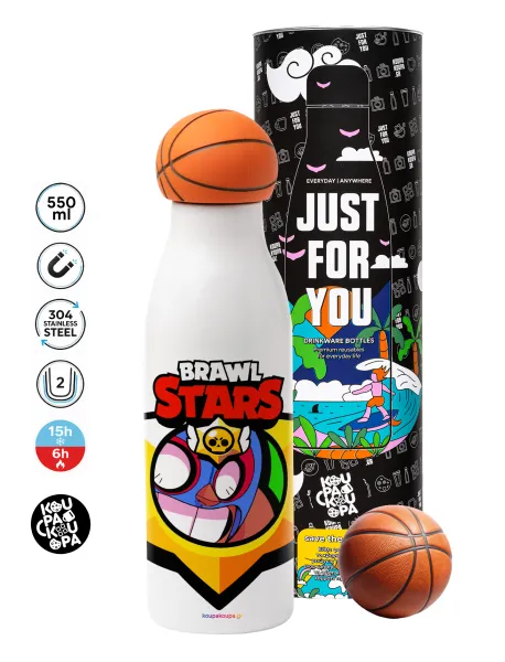 Brawl Stars El primo — Bascetball Metal mug thermos, double wall, 550ml
