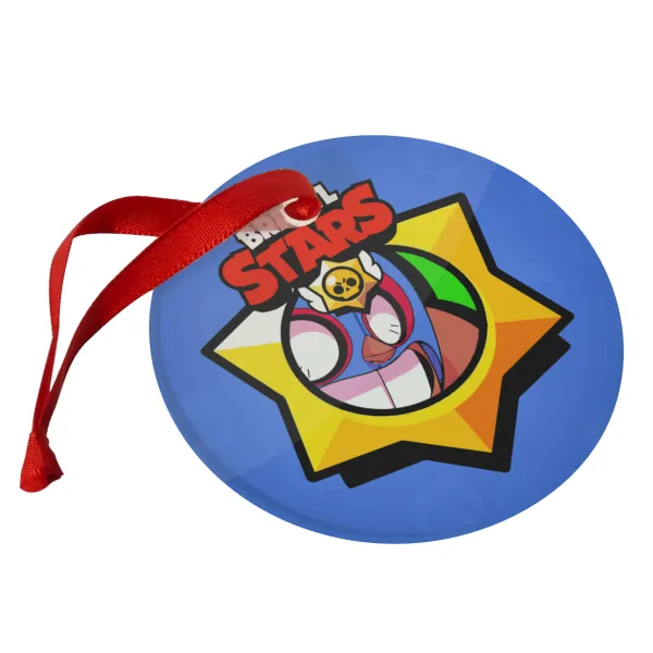 Brawl Stars El primo — Christmas ornament glass 9cm